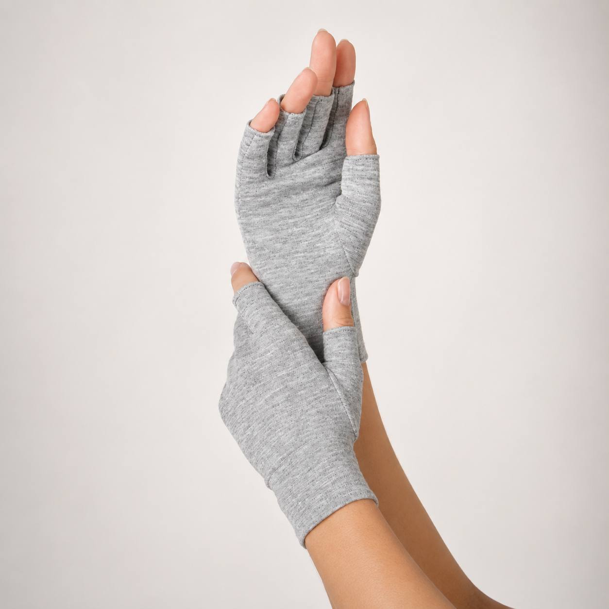 Bamboo compression gloves for everyday hand comfort and gentle support